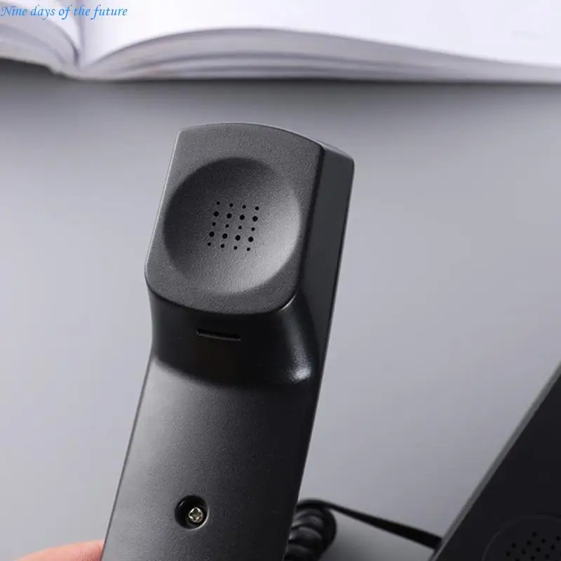 Corded Landline Phone Big Button Household Hotel Business Desktop Landline Telephone with LCD Display KX-T2016 E65A