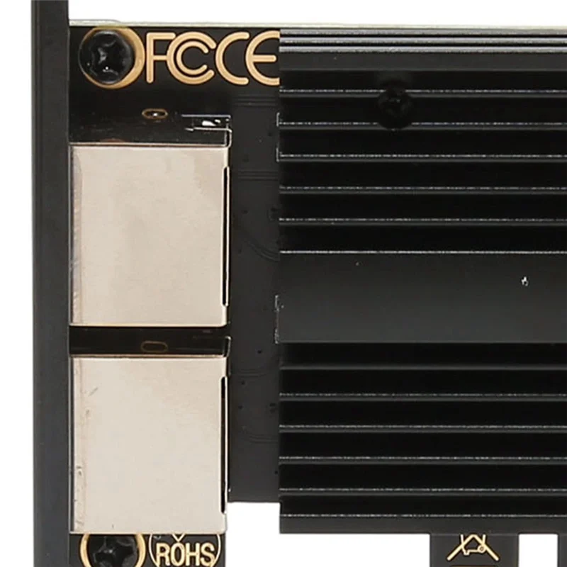 AC56-2500Mbps Pcie To RJ45 I226-V 네트워크 카드 2.5G 기가비트 이더넷 듀얼 포트 100/1000/2500Mbps 데스크탑용 네트워크 카드