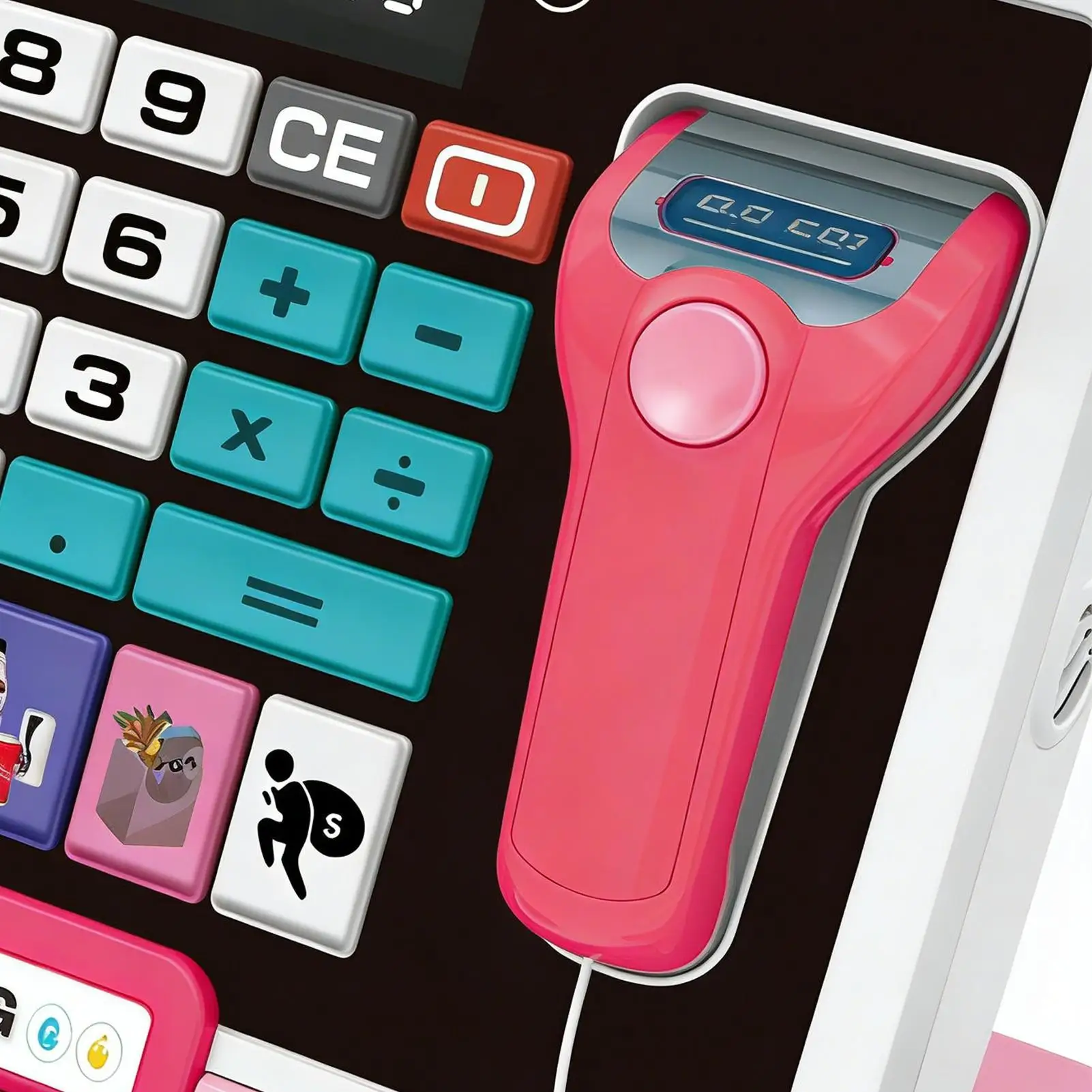 

Игровой набор «Кассовый аппарат» с настоящим калькулятором, развивающая игрушка для ролевых игр в магазине, подарки на день рождения, Рождество, Новый год