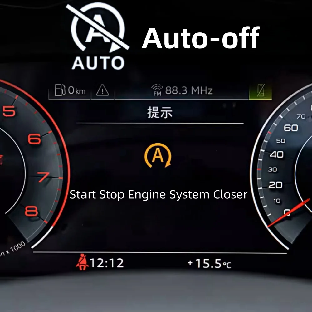 التحكم التلقائي في إيقاف التشغيل وإيقاف كابل المانعة ISG Off جهاز إغلاق التحكم المزيل التوصيل لكيا ستينغر CK 2018-2024 #2