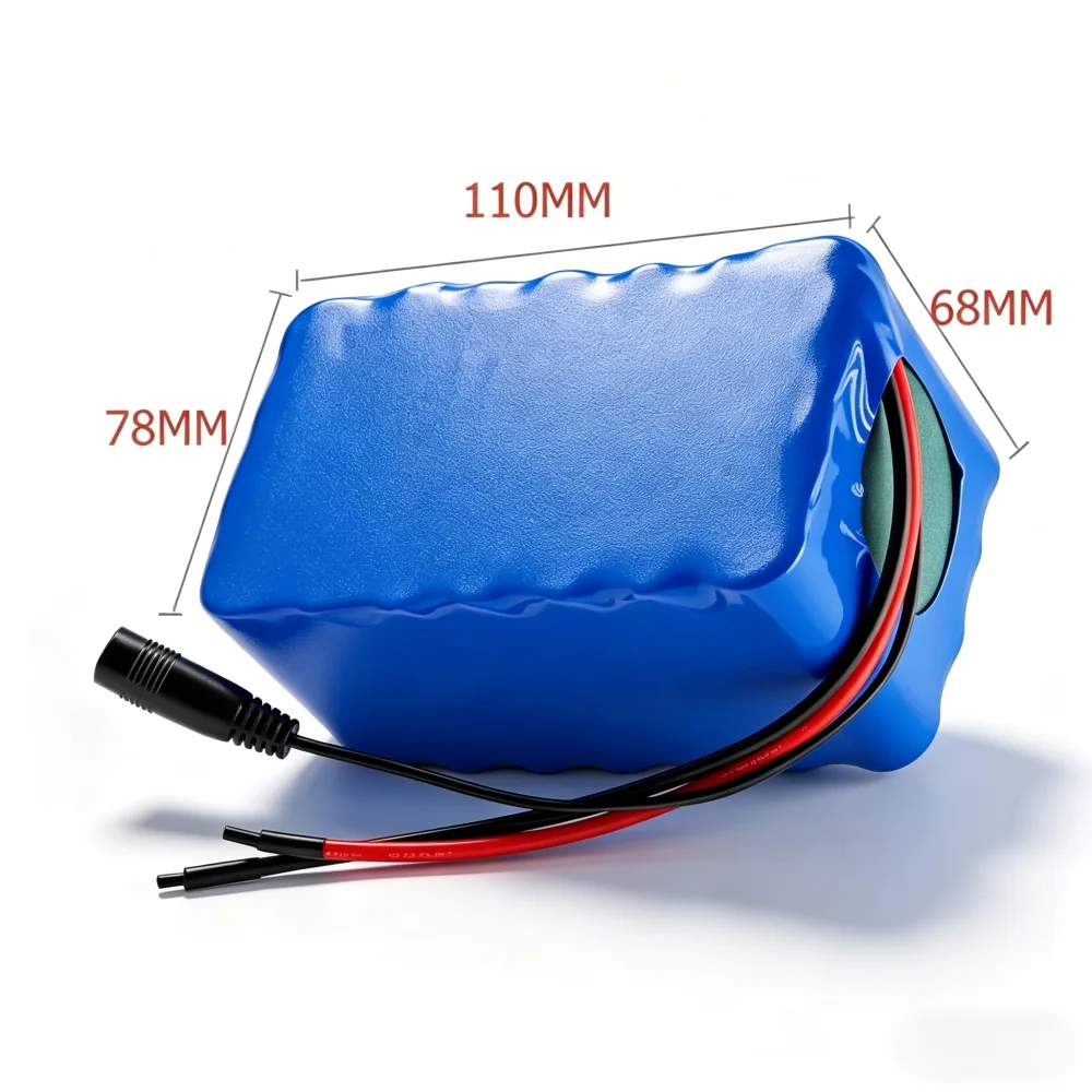 25.2V 24V 14Ah 14000mAh 6S4P 18650 Battery Pack with BMS for 500W Moped/Electric/Li Ion Battery Pack
