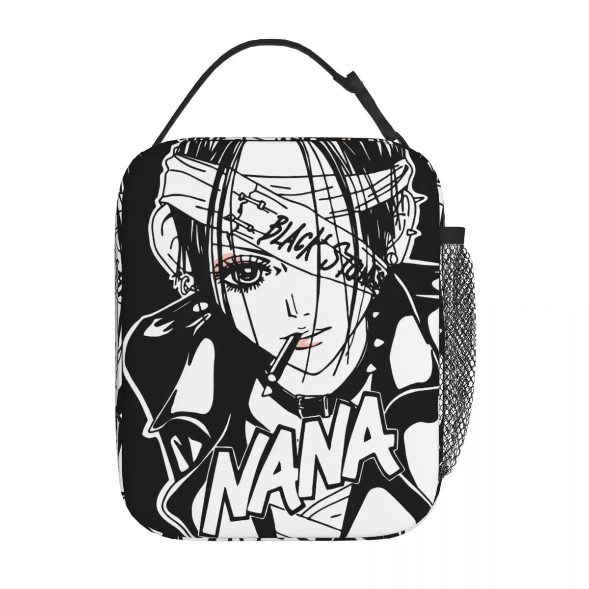 Nana Insulated Lunch Bags Cooler Bag  Lunch Container Streetwear Anime Harajuku High Capacity Tote Lunch Box Food Storage Bags