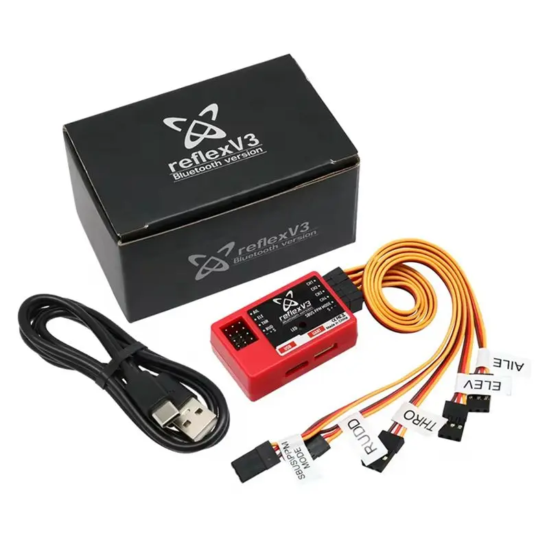B04B-2X For FMS Reflex V3 Flight Controller Gyro Stabilizer RC Aircraft FMS Warbird Fixed Gyro Functionality Drone Helicopter