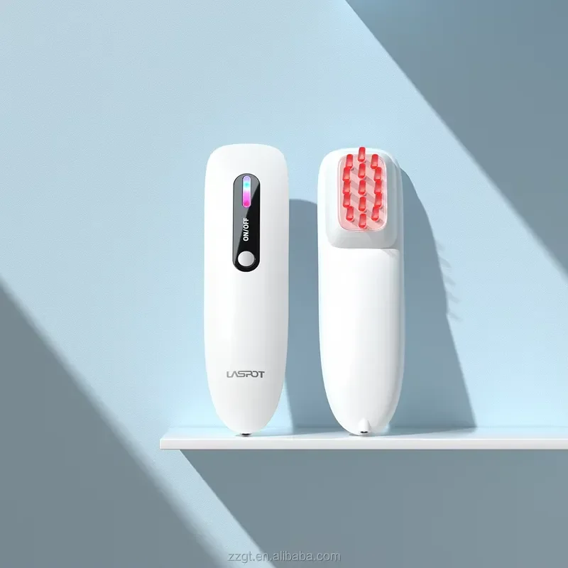 Factory Hair Loss Red Light Therapy Hair Regrowth Brush Device Electric Hair Growth Comb