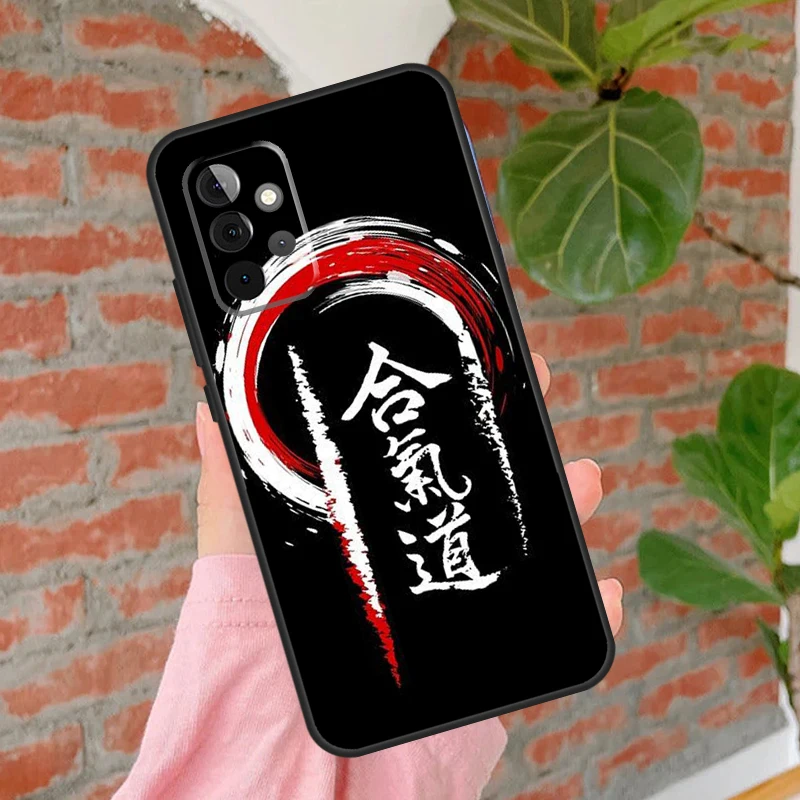 Aikido Japanese Martial Case For Samsung Galaxy A55 A35 A25 A15 A53 A33 A13 A51 A71 A12 A32 A52 A14 A34 A54 Cover