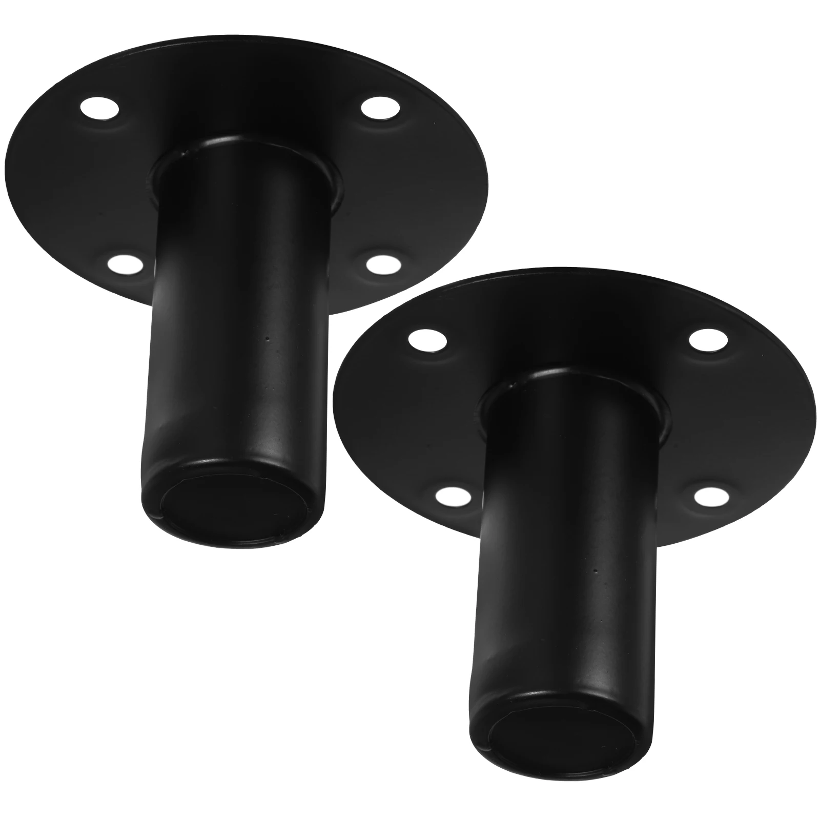 2pcs Alloy Speaker Stand Base Bracket Holder Tray Tripod Mount for Stage Studio Audio Equipment Support