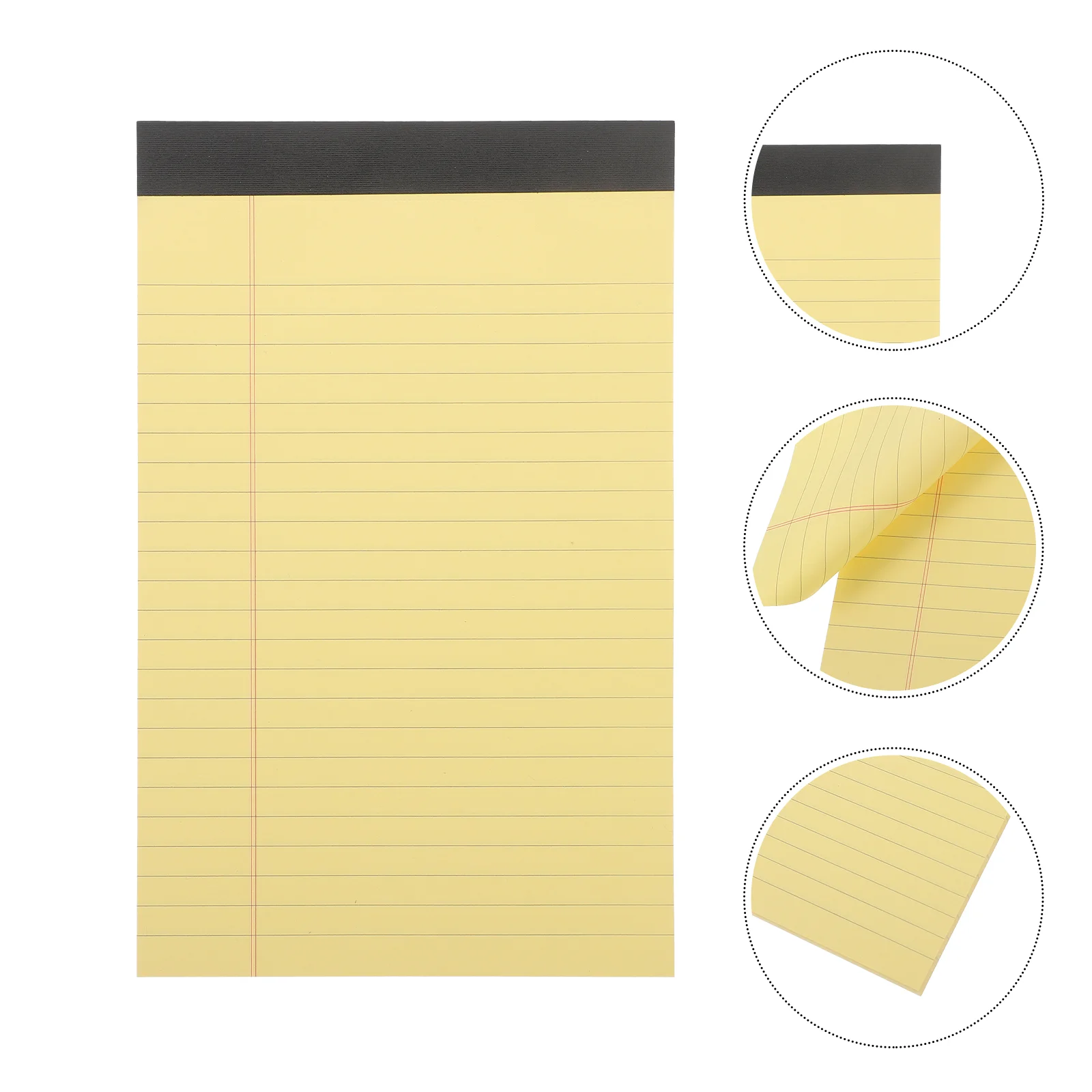 

4 Books Legal Notepad Grocery Shopping List Tear off Planner for Planning Pads Meal Take Paper Page Tabs Work Schedule