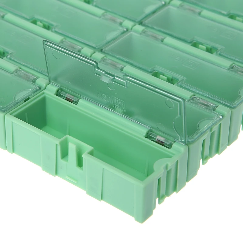 Mini SMT Electronic Box IC Electronic Components Storage for Case 75x31.5x21 Dropship