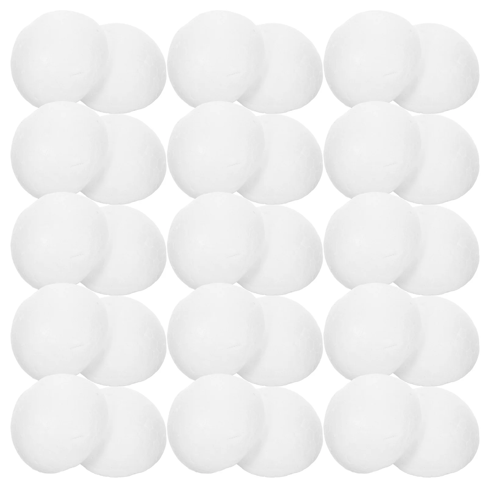 

200 Pcs Topiary Ball Foam Hemisphere Styroporkugeln Oval Bead Polystyrene Balls