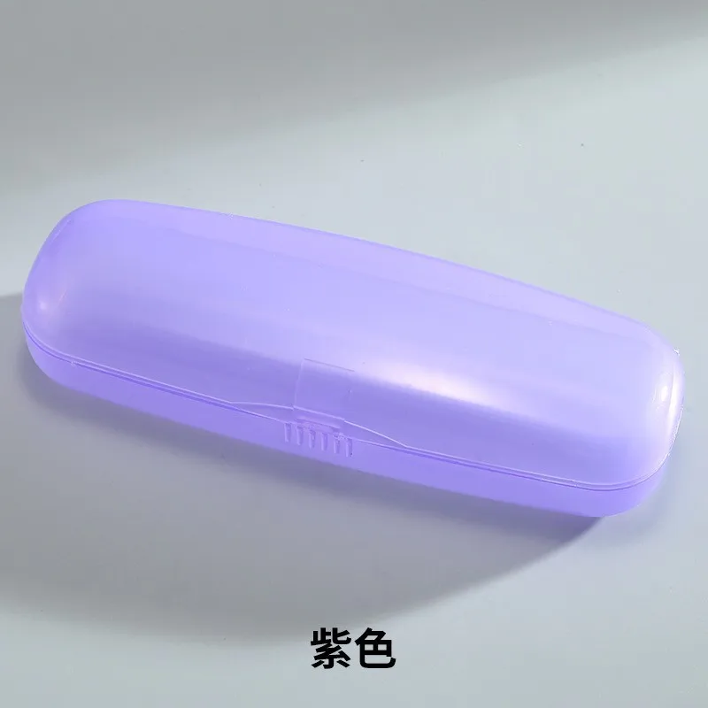 Reading Glasses Box  Logo Storage Case Transparent Eyeglass Case Transparent Flip Cover Glasses Box For Outdoor Daily Use