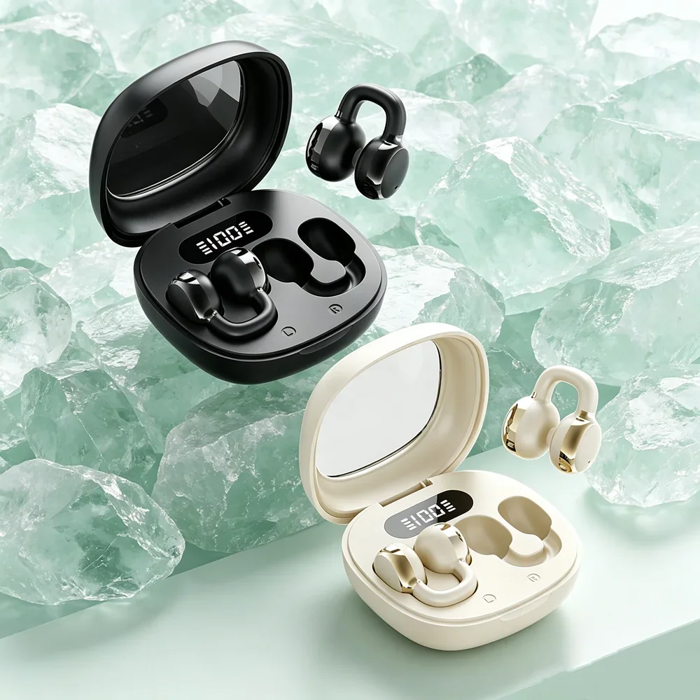 TWS Wireless Earbuds Wireless Earphones Bluetooth Headphones with Premium Drivers Deliver Rich, Detailed, and Balanced Sound