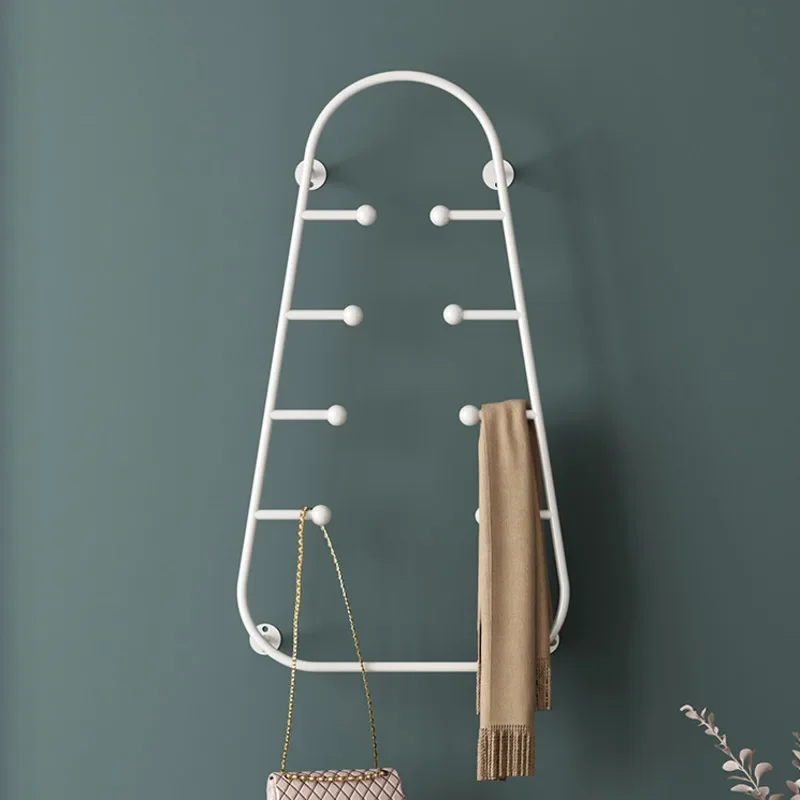 가정용 베란다 코트 랙, 거실 침실, 계약 성 공간 옷, 행어 북유럽 벽걸이 옷, 모자 스탠드