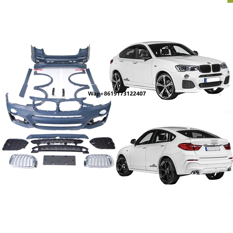 

2014-2017Year X4 F26 Bodykit Car Bumpers Upgrade to MT Style Auto Body Systems X4 F26 Sport Facelift Cars Accessories