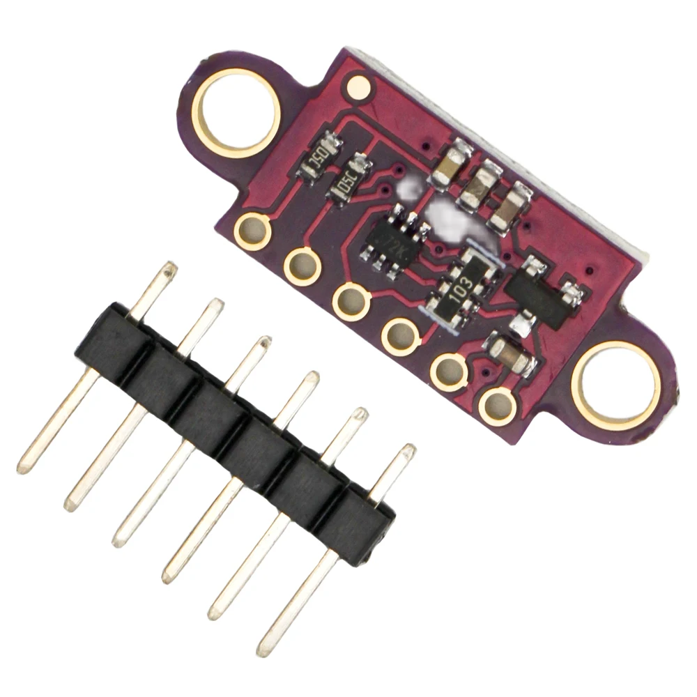 VL53L0X GY-VL53L0XV2 Time-of-Flight (ToF) Laser Distance Ranging Sensor Module for Arduino Breakout 940nm I2C IIC 25MM*10.7MM