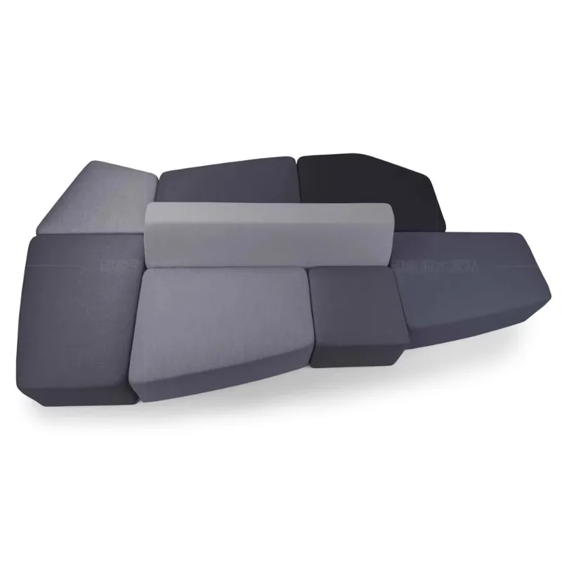 Nordic Modern Simple Exhibition Hall Reception Room Large Flat Floor Hotel Shop Module Creative Rest Area Special Sofa