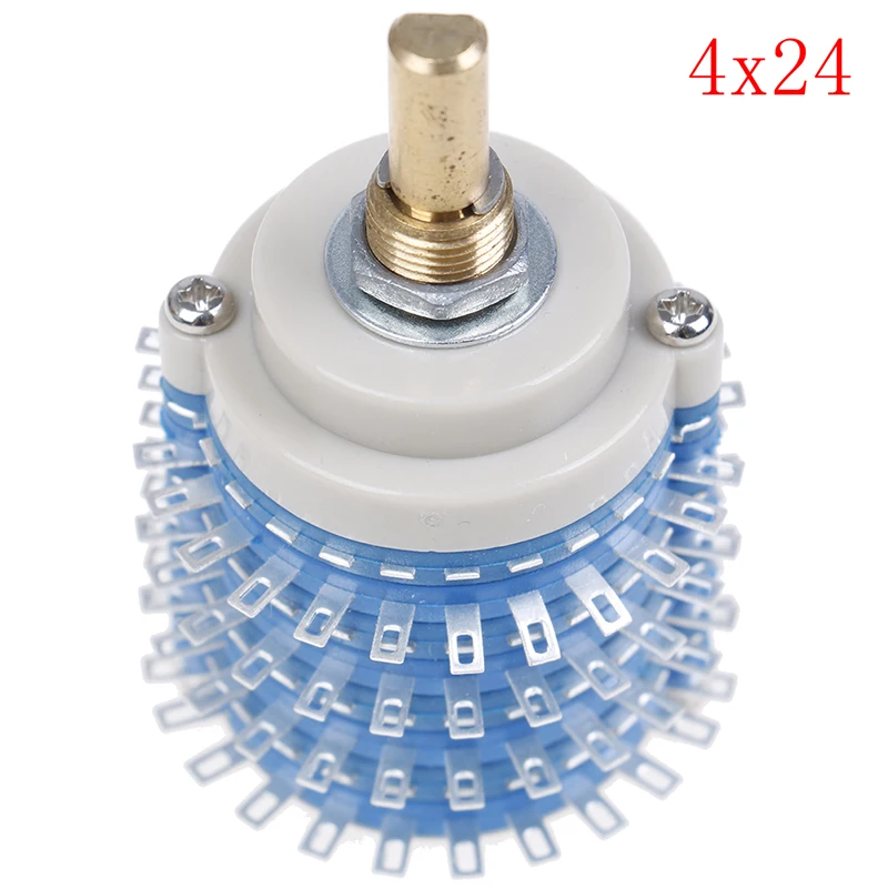 

4 Pole 24 Step 4×24 Rotary Switch Attenuator Volume Control DIY Potentiometer