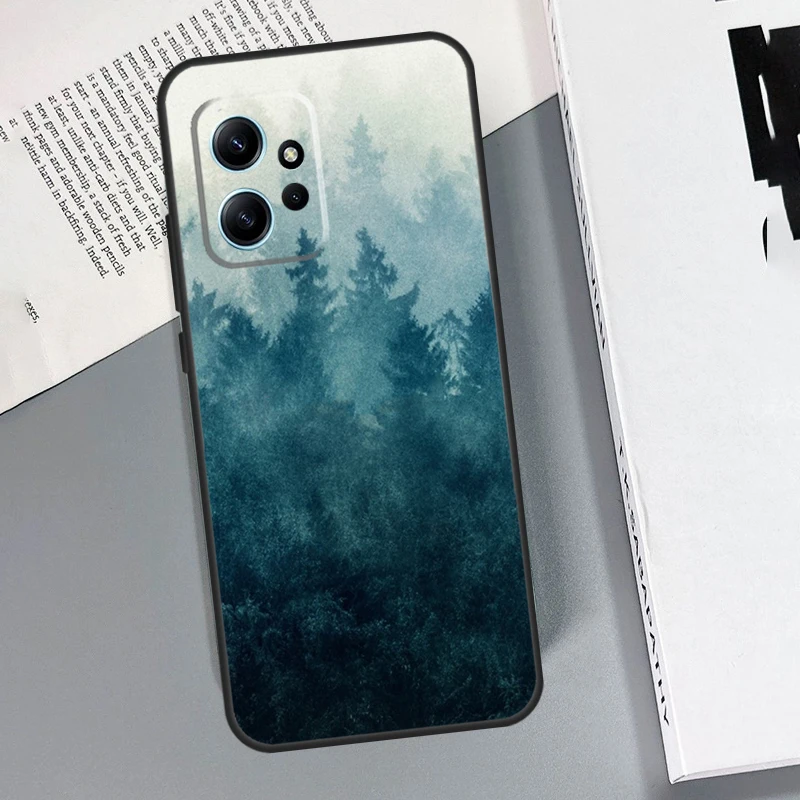 Forest Trees Mountain Case For Xiaomi Redmi Note 11 Pro Note 12 8 9 10 Pro 12S 10S 11S 9S Redmi 12C 9C 10C Capa