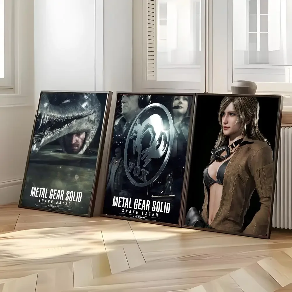 Game Stealth Metal Gear Solid Poster Distinct Home Decor Concepts Chic Indoor Art Pieces