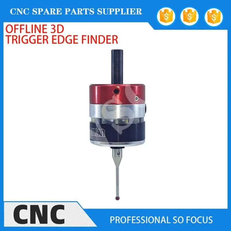 3D trigger type edge finder workpiece processing centering CNC milling machine three-coordinate precision probe centring rod