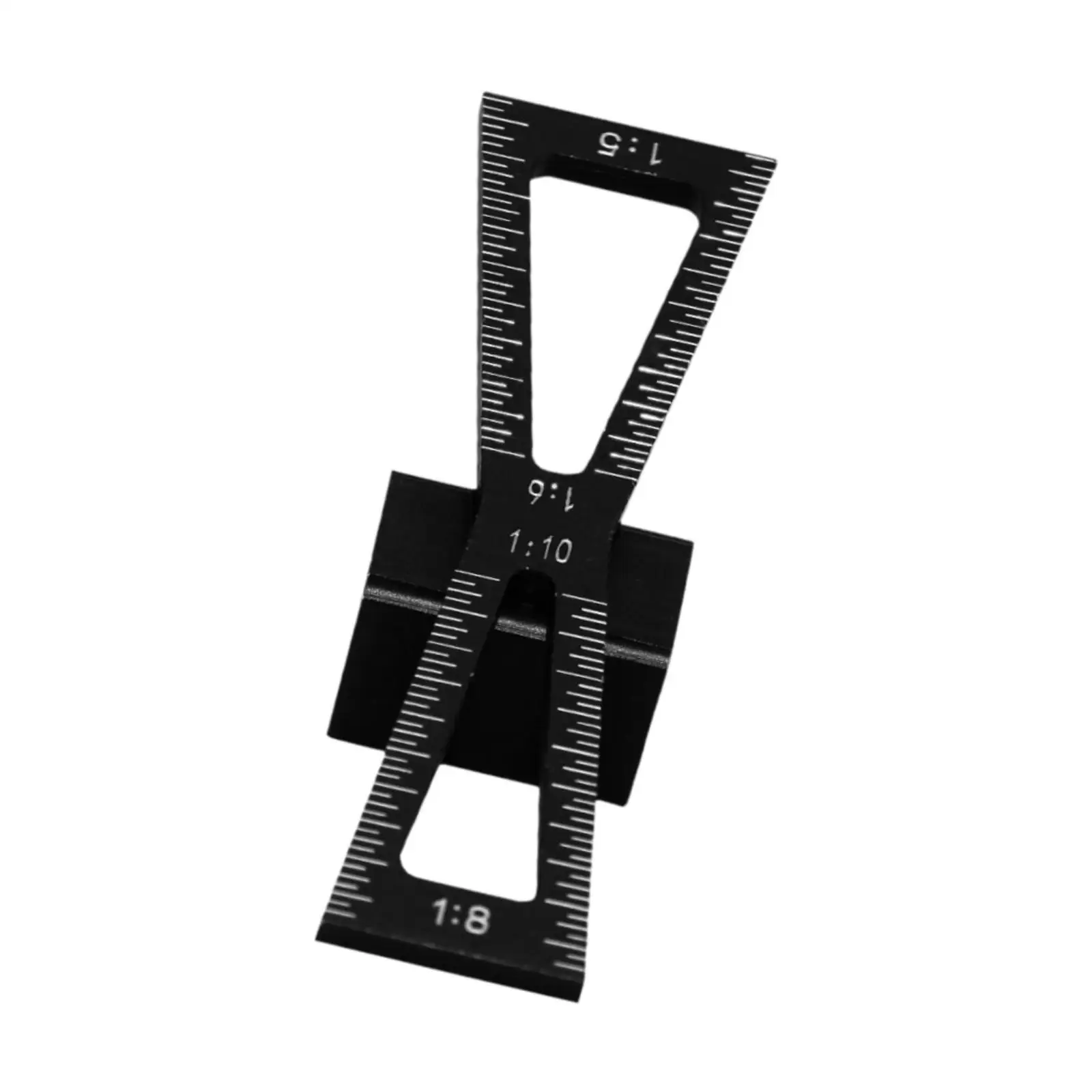 Precision Dovetail Marking Jig Aluminum Alloy Ruler for Woodworking and Joinery Projects