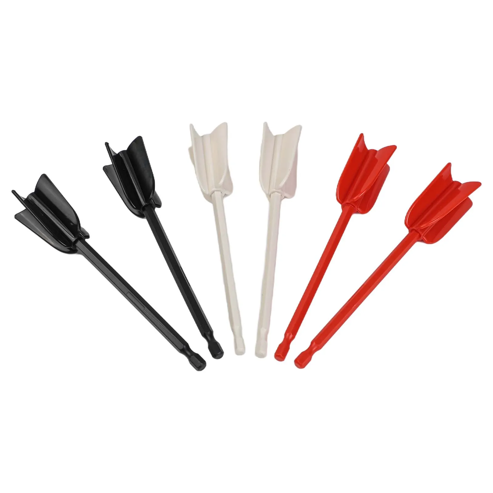 Accessories Portable Practical Hot Sale Epoxy Resin Mixer 16.5*3.5cm 6PCS Black/white/red Mixer Attachment Drill Part