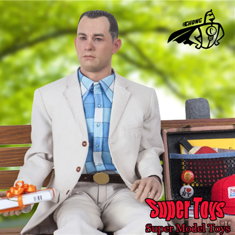 

Коллекционная Фигурка CHONG COO3 масштаб 1/6, Forrest Gump Tom Hanks, классические вдохновляющие фильмы, куклы 12 дюймов, Мужская экшн-фигурка солдата