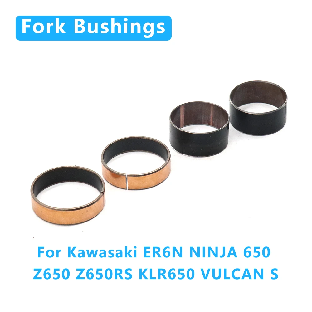 

For Kawasaki ER6N NINJA 650 Z650 Z650RS KLR650 VULCAN S Motorcycle Fork Bushing External Guide Rails Up Down Front Shock