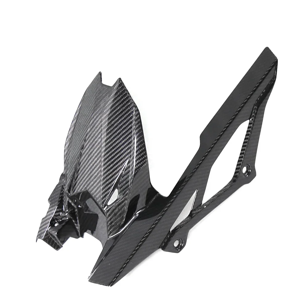 For Kawasaki ZX25R ZX 25R Motorcycle 3K Carbon Fiber Rear Hugger Rear Fender Splash Mud Dust Guard Mudguard 2020-2021