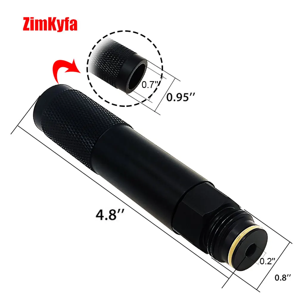 Szybka wymiana 12g Adapter cylindra kapsułkowego z adapterem gwintu G1/2-14 do cylindra