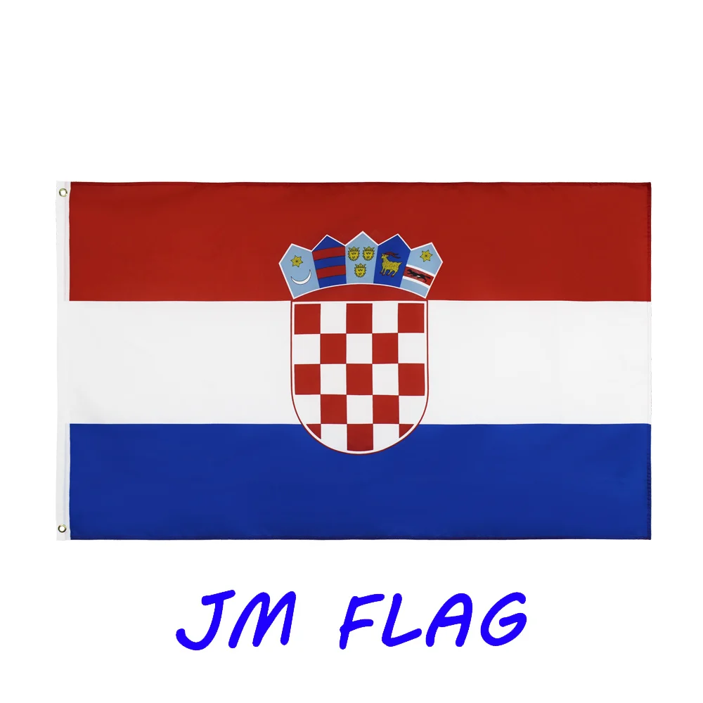 JMFLAG 90x150cm New Croatia Croatian National Flag Polyester Printed Decoration Banner