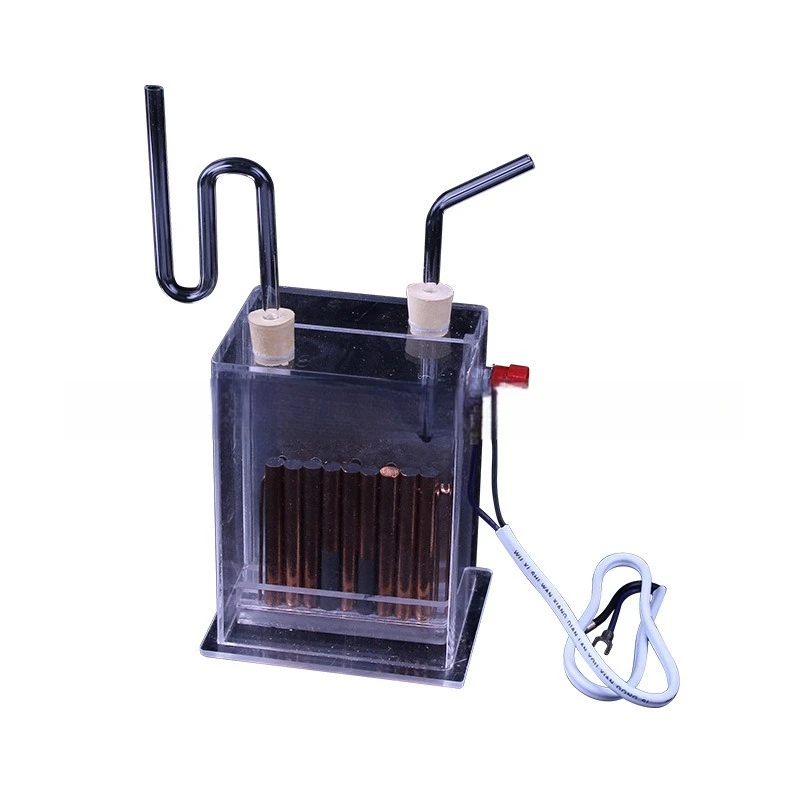 

J2605 Электролизная ячейка с вертикальной диафрагмой, электролитическая насыщенная соленая вода, химический инструмент, обучающий инструмент