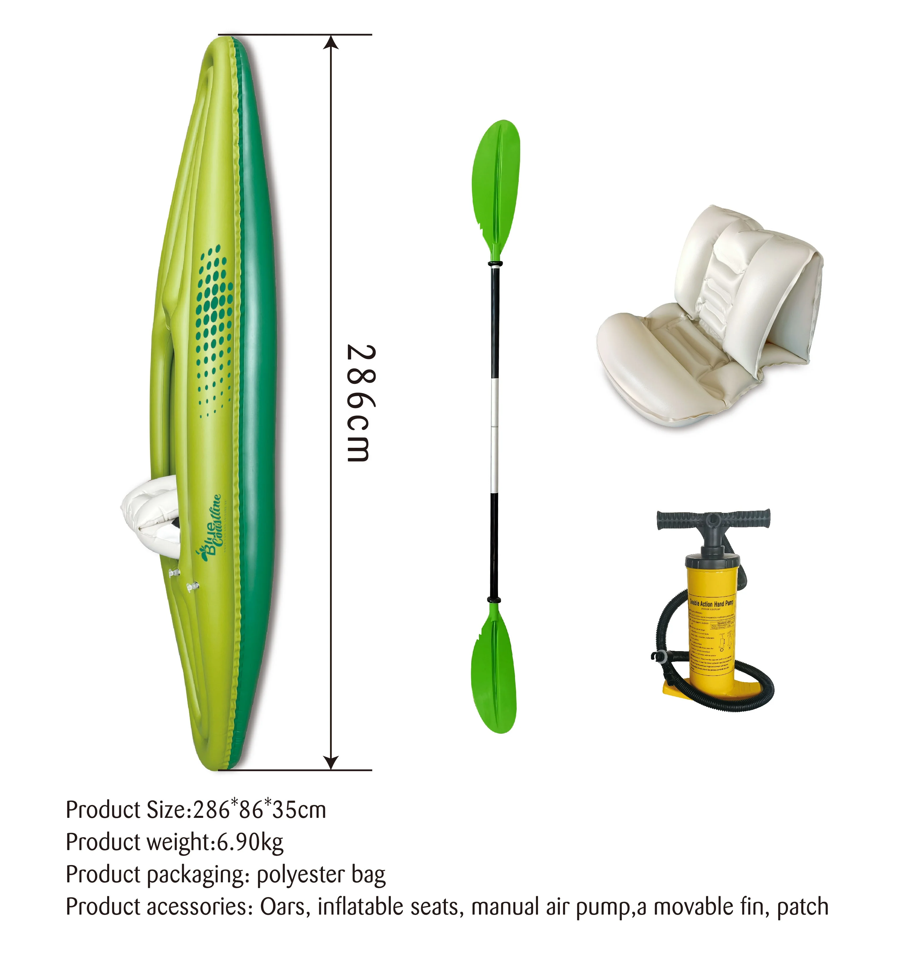 قارب صغير قابل للنفخ PVC قابل للنفخ. 9 مللي متر PVC 1.2 مللي متر PVC جودة عالية هيبالون مخصص OEM قارب قابل للنفخ #2