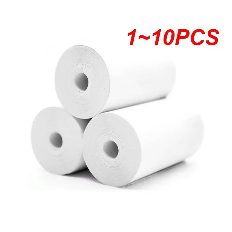 

1~10PCS Roll Paper Sheets Thermal Paper Print Paper 55x30mm Thermal Printer White Paper High Quality Color Copy Paper Office