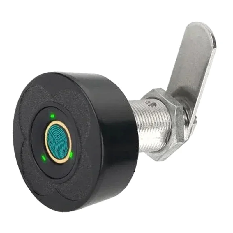 【NUEVO】2 cerraduras de cajón inteligentes con huella dactilar, seguridad electrónica de gabinete de doble puerta para armarios, zapateros, cajas de correo A