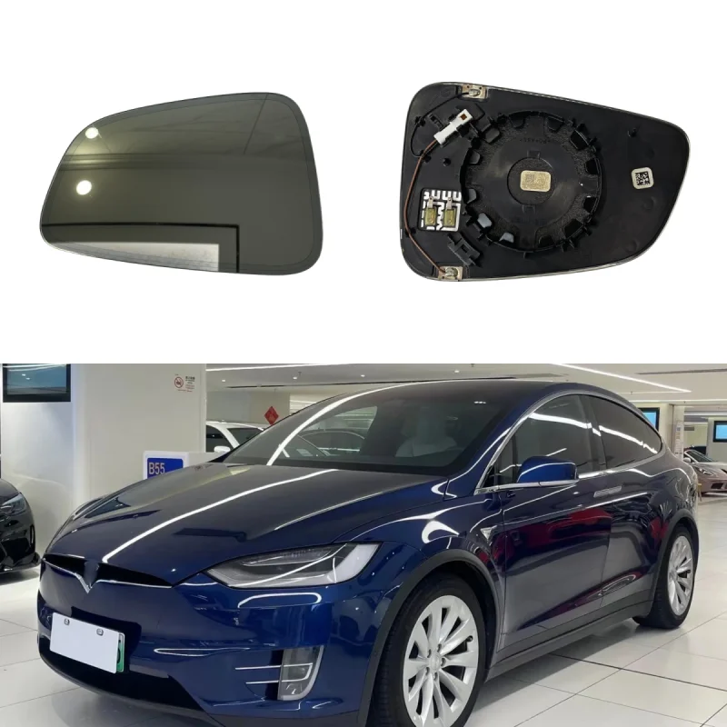 

For Tesla Model X 2016 2017 2018 2019-2023 Car View Mirror Wide Angle Glass AutoAutomatic dimming Heated Original quality mirror