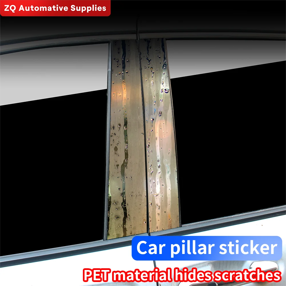 

Glass Vapor Car Stickers Auto B-pillar Waterproof Sunscreen Vinyl Decals Auto Center Column Cover Scratches Decor Accessories