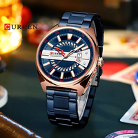 Curren 8403 Men's Watch Luxury Watch Quartz Strip Waterproof Calendar Luminous Business Watches for Men Relogios Masculino