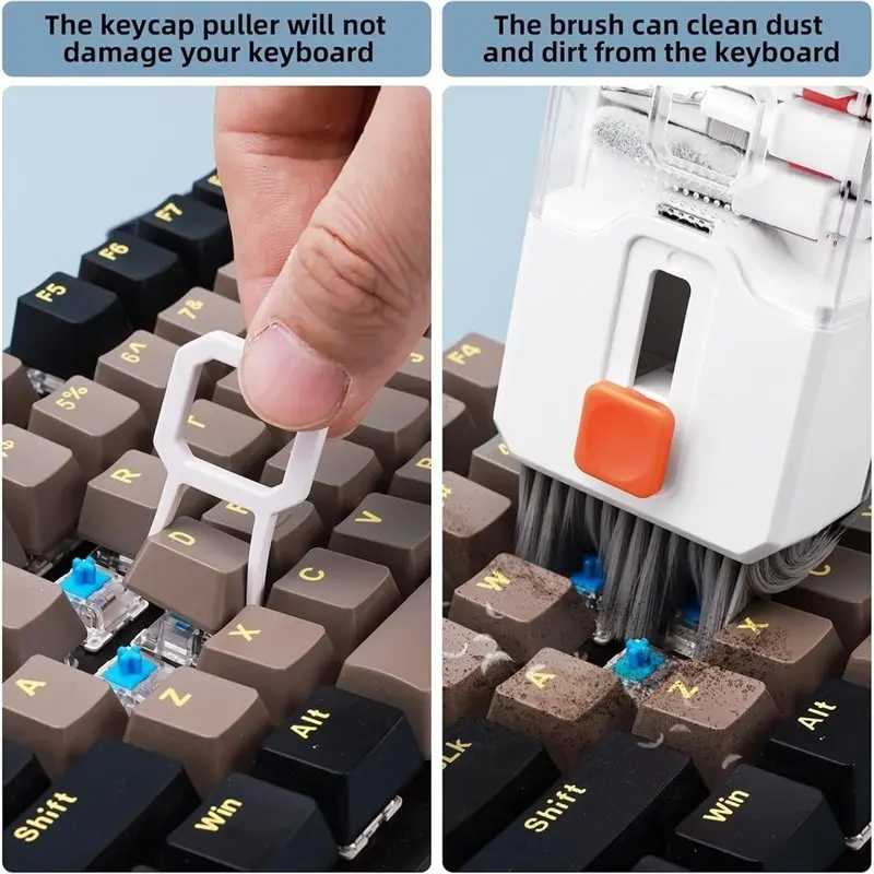 Multi-Function PC Electronic Cleaner Kit For Phone Camera Monitor Keyboards Cleaner Kit Laptop Keyboard Cleaning Tool