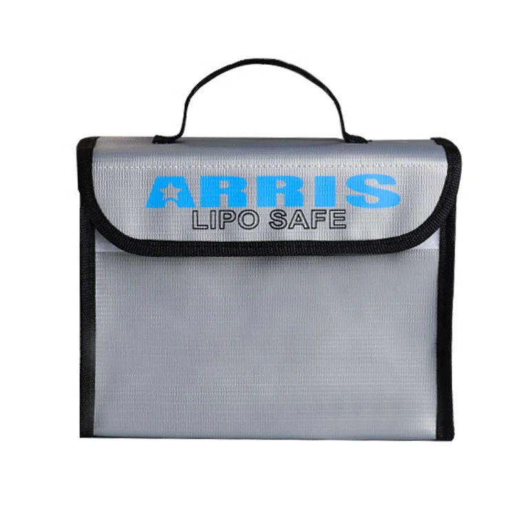 10PCS 215x155x115mm Nylon Lipo Guard Fireproof Charging Bag Explosion-Proof RC Li-po Battery Safety Storage Handbag