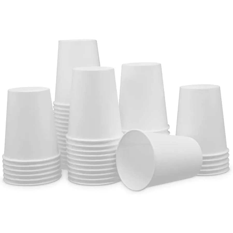 

Одноразовые бумажные стаканчики, 200 штук, 12 унций, пригодные для вторичной переработки, для горячих напитков, сделано в США, идеально подходят для кофе, чая, дома, офиса, ресторана