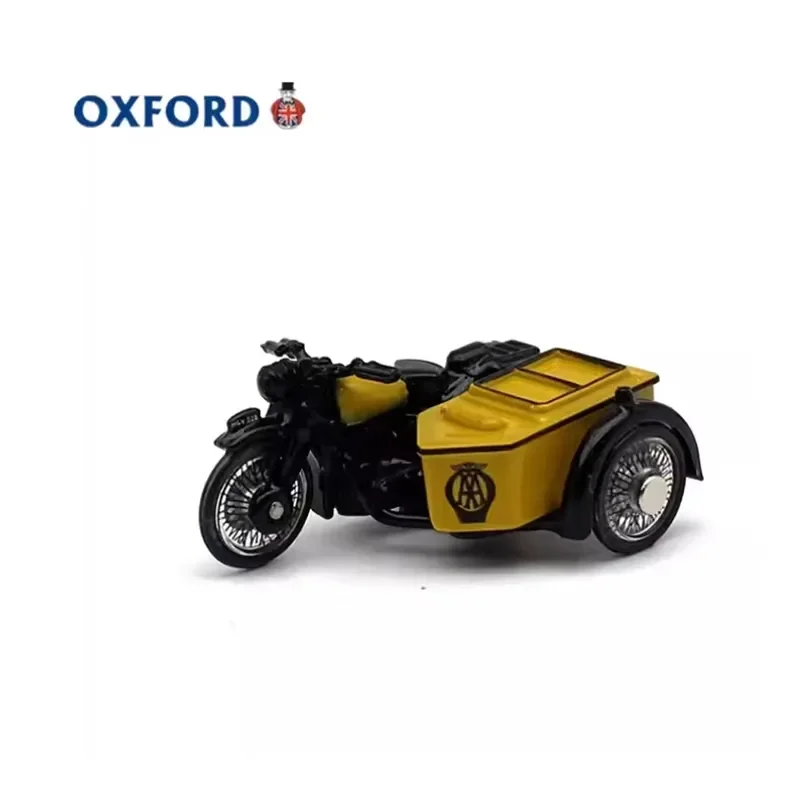 for OXFORD Diecast 1:76 AA Trike Alloy Replica Classic Static Display Collectible Gift Detailed Simulation Vehicle Model Toy