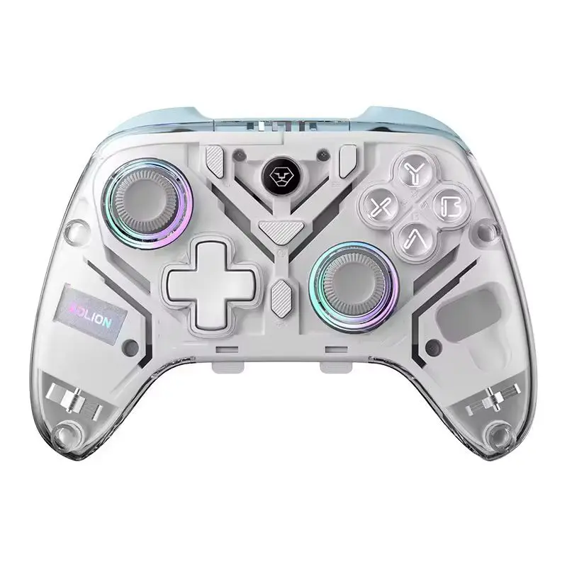 Controller di gioco Aolion K10 con dock di ricarica Gamepad wireless RGB effetto Hall Joystick Trigger per Nintend Switch/PC/telefono