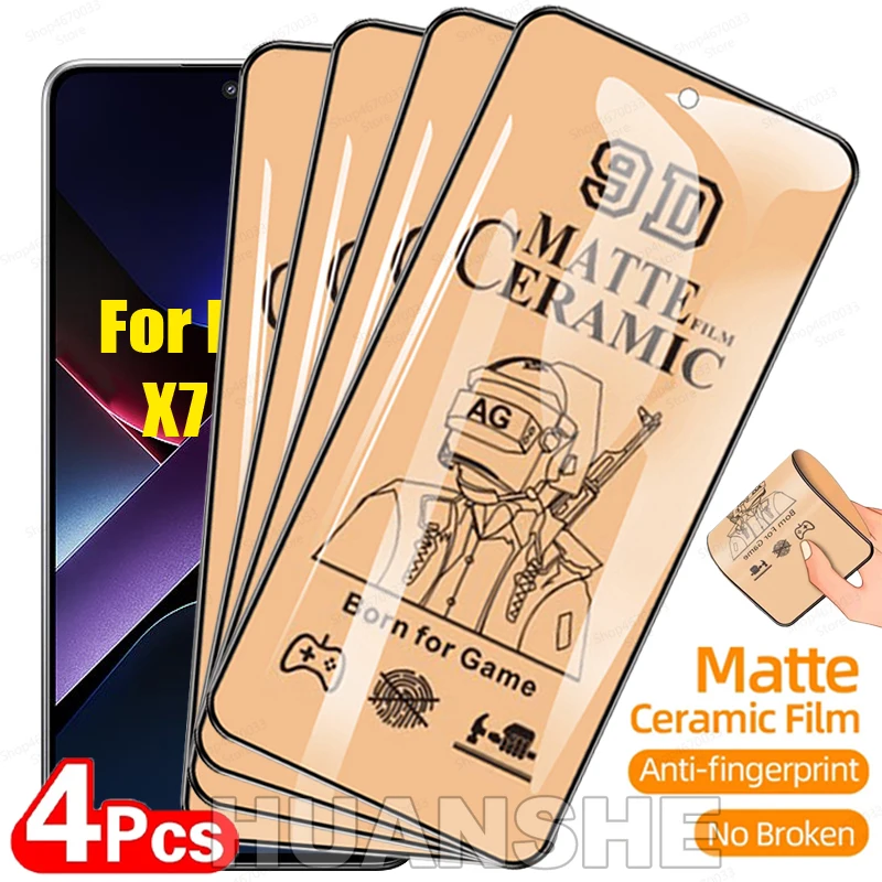

4PCS Soft Matte Ceramic Screen Protector for POCO X7 Pro/F7 Ultra/X6/F6/M6/F5/X5/X4/X3 Pro/GT/C65/X3 NFC/C40