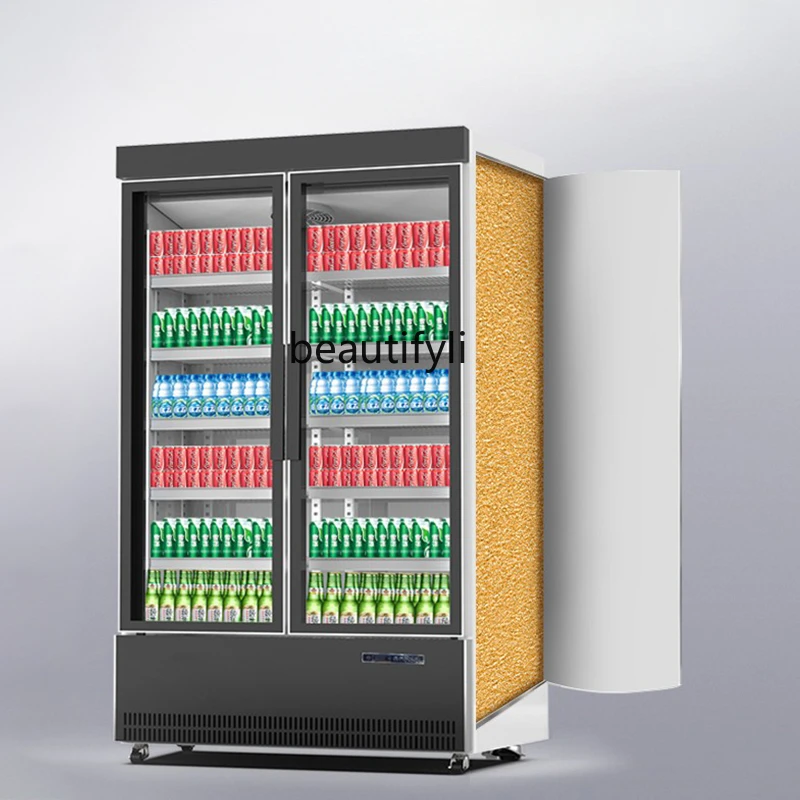 Beer Cabinet Beverage Cabinet Wine Freezer Display Cabinet Refrigerated Freezer Commercial Freezer Three Door Bar Refrigerator