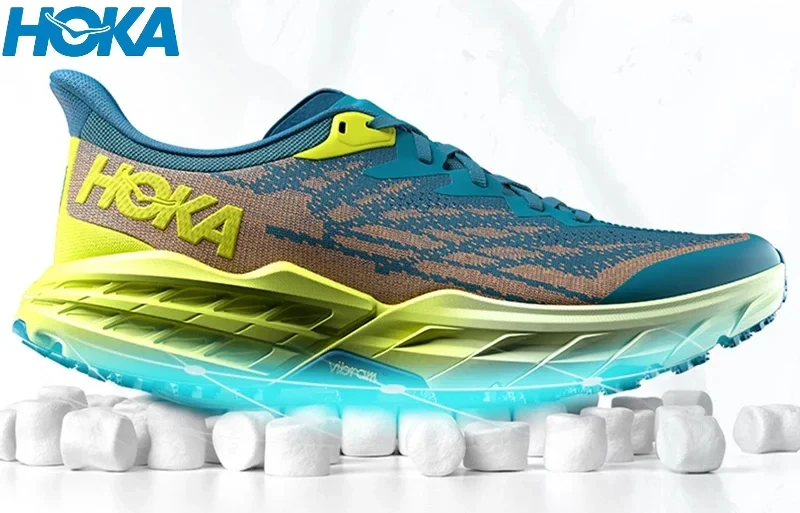 HOKA SPEEDGOAT 5 Trail Running Shoes Men Ultra-light Anti-skid Outdoor Off-road Trekking Shoes All Terrain Mountain Hiking Shoes