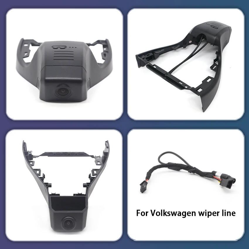 جديد! 4k 2160p مسجل فيديو رقمي للسيارات التوصيل والتشغيل داش كام كاميرا HD للرؤية الليلية ل Volkswagen VW ID.4 ID4 CROZZ 2022-2025 #4