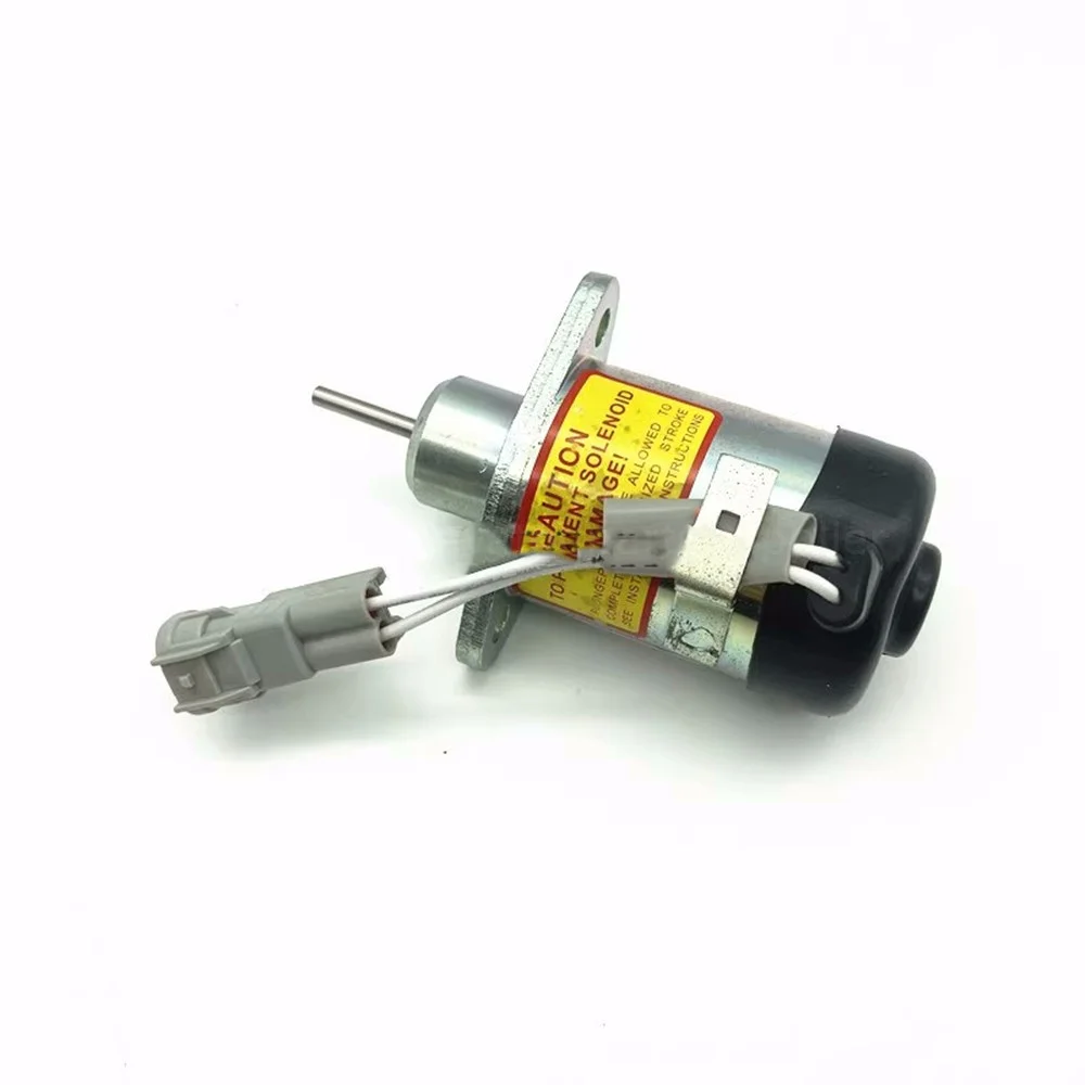 

For PS45CZ393 EC55 80D Fuel Stop Flameout Solenoid Valve D2.6/D3.8 Engine Flameout Switch Excavator Parts