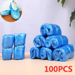 100Pcs Shoe Covers - Disposable Hygienic Boot Cover for Household, Construction, Workplace, Indoor Carpet Floor Protection