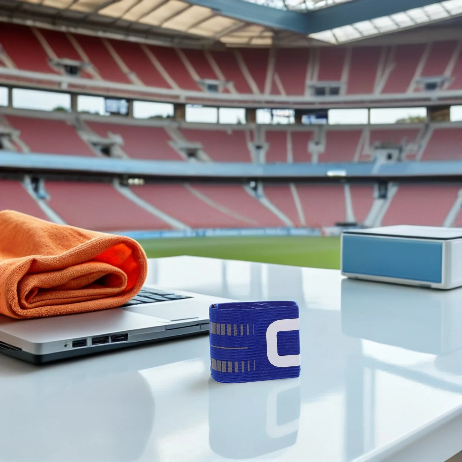 

Soccer Captain Armband Adjustable Elastic Fit Lightweight Breathable Football Team Captain Band for Adults Kids