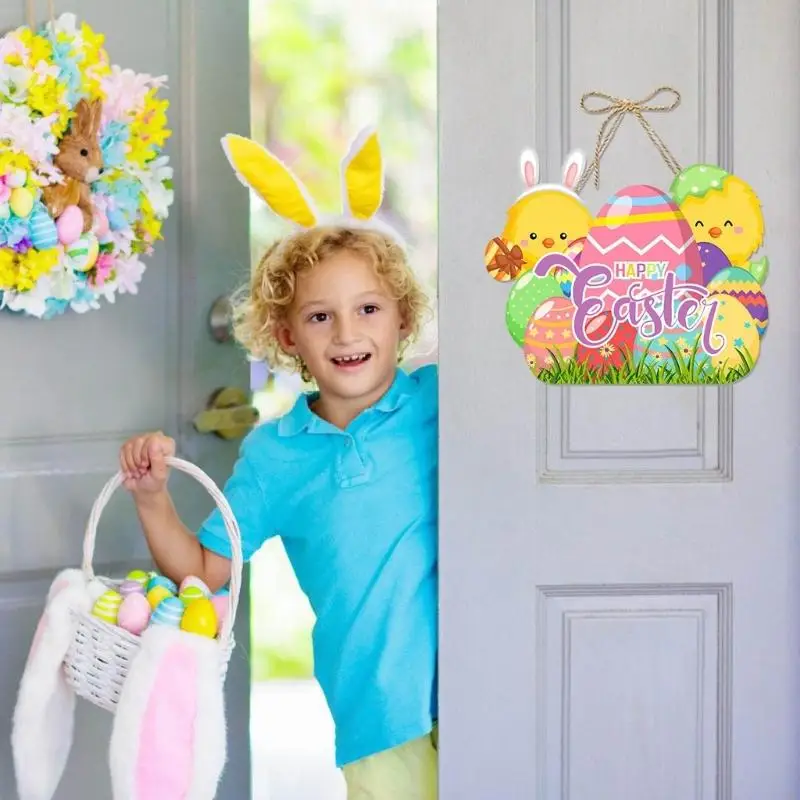 4Pieces Decoratief papieren deurteken Hangdeur Sign Spring Festival Ornament Kxre